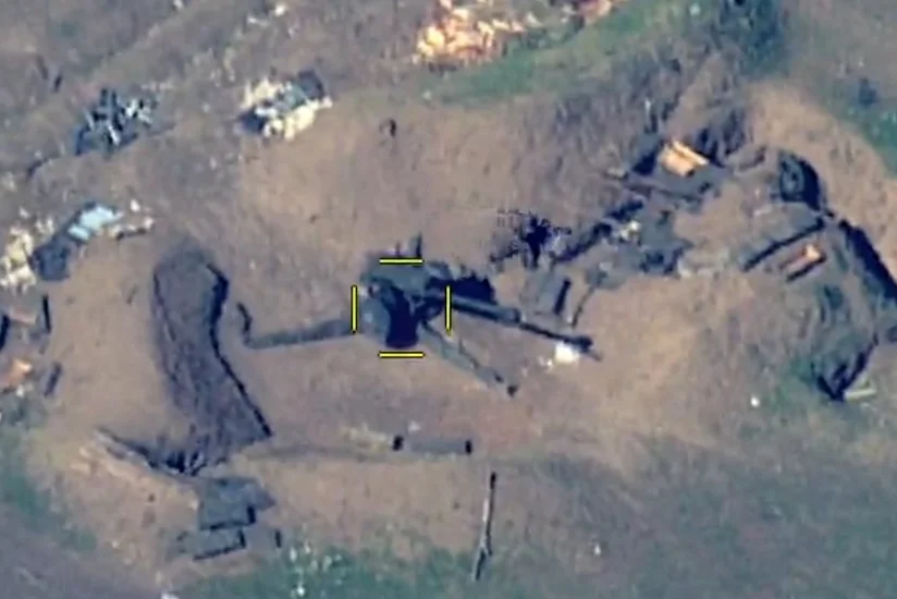 Уничтожено артиллерийское подразделение врага, нарушившее режим прекращения огня