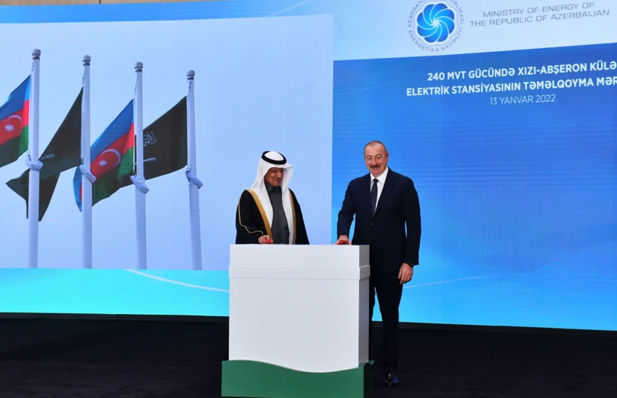 President Ilham Aliyev attends groundbreaking ceremony for “Khizi-Absheron” Wind Power Plant