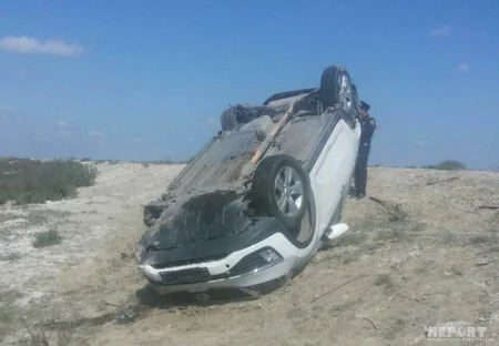 В Евлахе женщина-водитель попала в аварию, есть погибший и раненые - ОБНОВЛЕНО