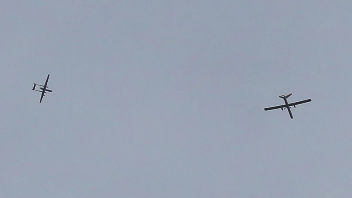 Iranian television says air defense forces downed three drones over Isfahan