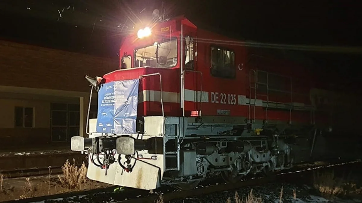 Bakıdan keçən Türkiyənin ilk ixrac qatarı bu gün Qazaxıstana çatacaq