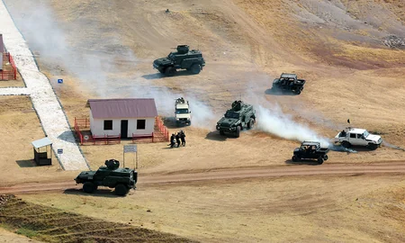 “Sonsuz qardaşlıq- III” çoxmillətli təlimi başa çatıb: xüsusi təyinatlılar hava kəşfiyyatı aparıblar