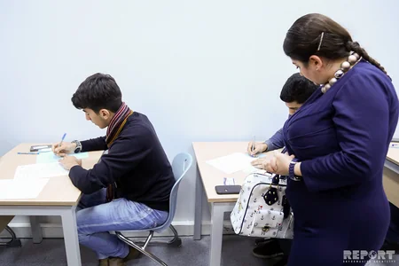 Media tour observes exam process in ASOIU and UFAZ - PHOTO REPORT