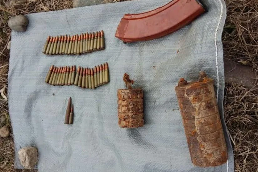 Ağstafada avtomobil körpüsünün altından 44 ədəd partlamamış hərbi sursat tapılıb