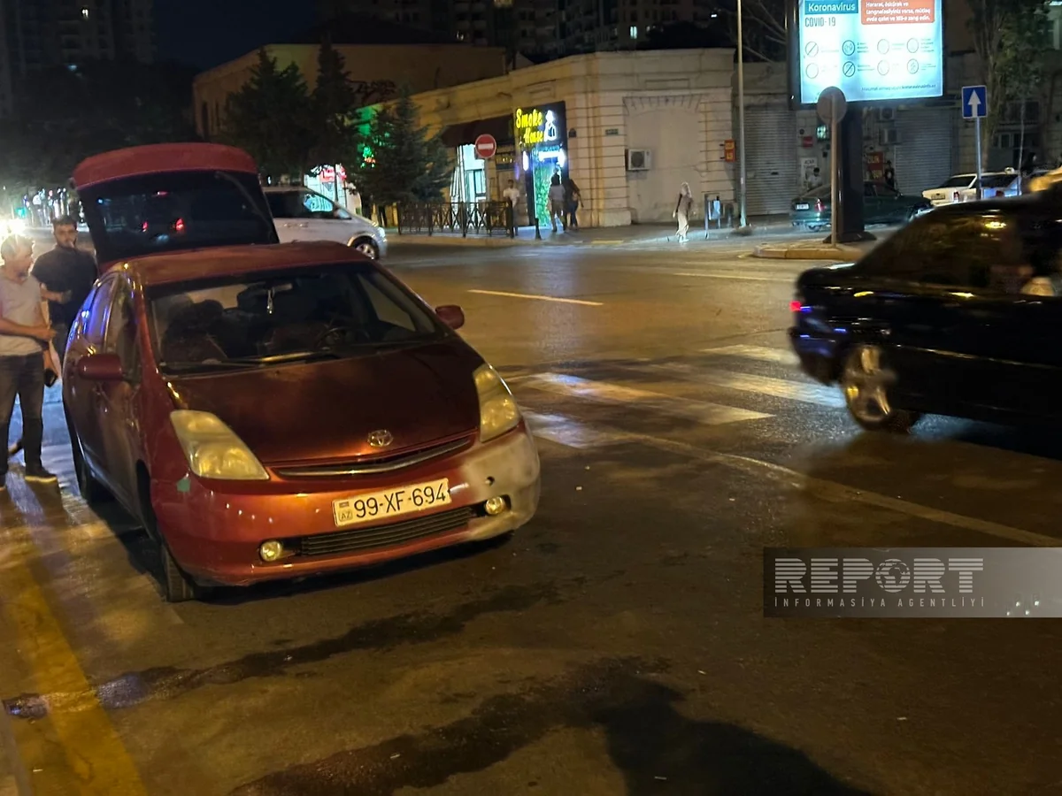Bakıda piyadanın vurulması ilə nəticələnən avtoqəza olub