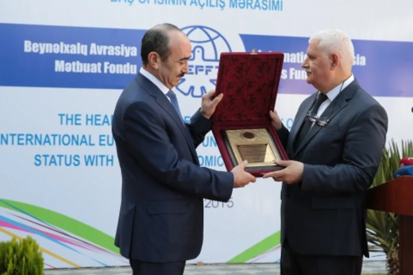 ​İlham Əliyev Beynəlxalq Avrasiya Mətbuat Fondunun ali mükafatına layiq görülüb