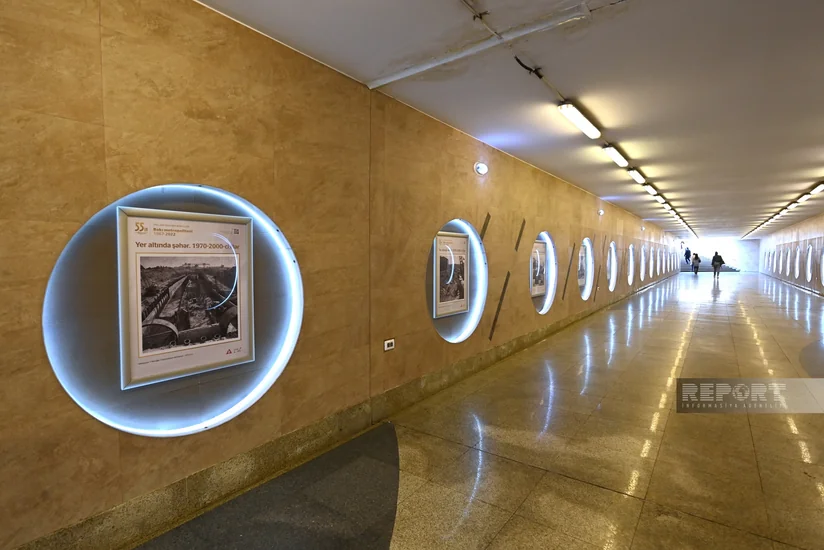 Bakı metrosunun 55 illiyinə həsr olunmuş sərgi açılıb