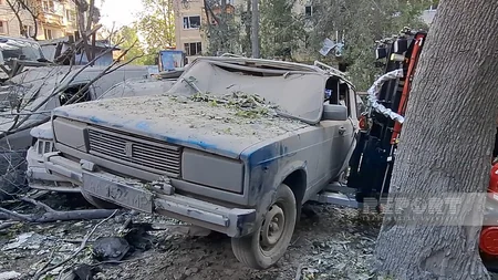 Rusiyanın kütləvi dron hücumuna məruz qalan Kiyevdən FOTOREPORTAJ