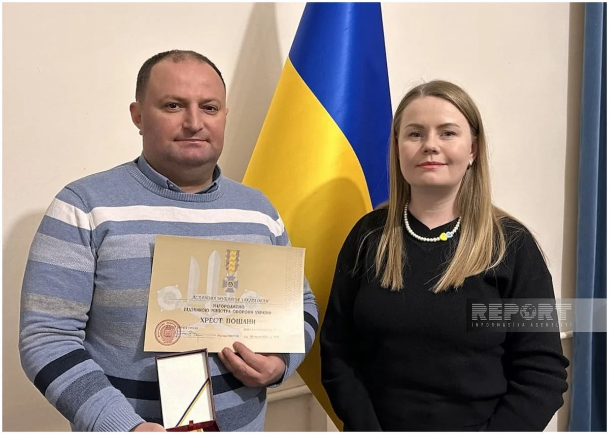 Спецкор Report награжден медалью Крест почета Украины