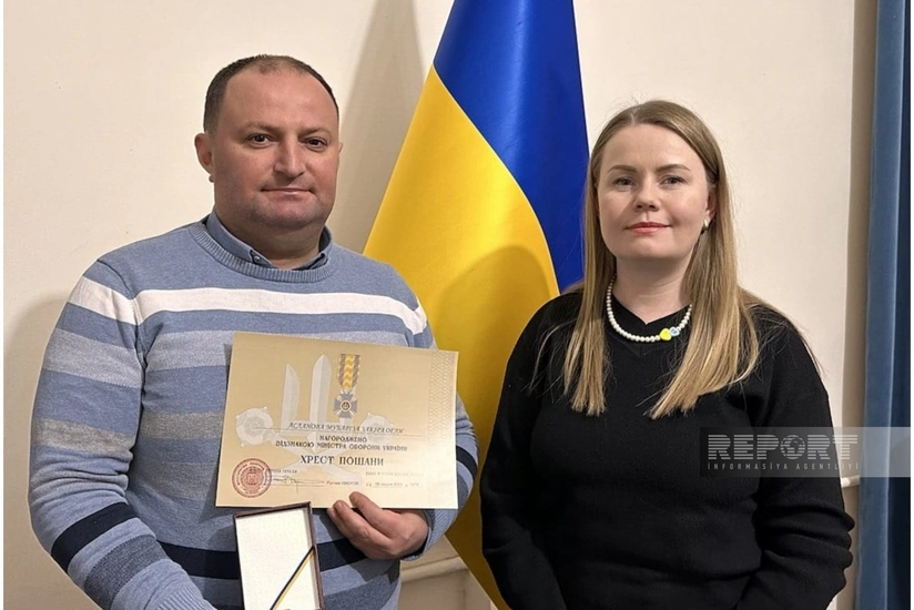 Спецкор Report награжден медалью Крест почета Украины