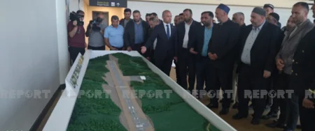 Gürcüstanın din xadimləri Füzuli Beynəlxalq Hava limanında olublar
