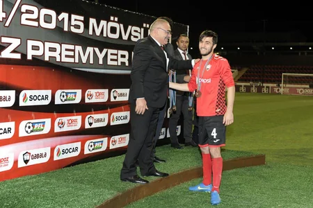 ​“Qəbələ” futbol klubu Premyer Liqada üçüncü yeri tutub