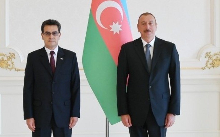President Ilham Aliyev receives credentials of three incoming ambassadors