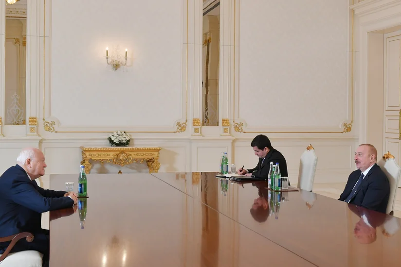 President Ilham Aliyev receives High Representative for UN Alliance of Civilizations