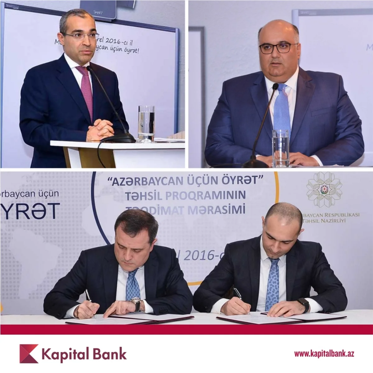​Kapital Bank yeni təhsil proqramının rəsmi tərəfdaşı olub