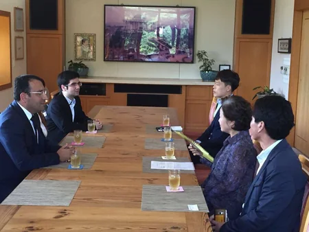 Ambassador Ramzi Teymurov visited memorial of first South Korean president, visiting Azerbaijan
