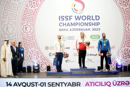 Австрийский стрелок завоевал золотую медаль на чемпионате мира в Баку