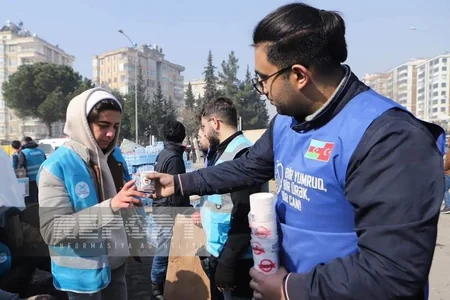 Azərbaycan könüllüləri Kahramanmaraşda fəaliyyətə başlayıblar