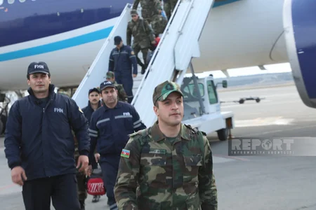 Türkiyədəki Azərbaycan xilasedicilərinin son qrupu Vətənə qayıdıb