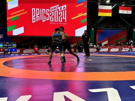 Azərbaycanın üç güləşçisi BRICS Sports Games Kazan 2024də bürünc medal qazanıb