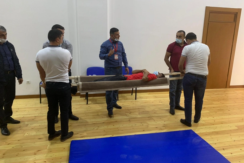 Cəbhə bölgəsində ilk tibbi yardım təlimləri başladı