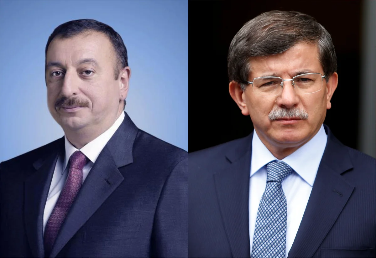 President Ilham Aliyev and Turkish PM Ahmet Davutoglu held an expanded meeting - VIDEO
