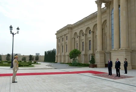 Official welcome ceremony held for Turkish President in Azerbaijan