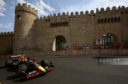 “Formula 1”: Azərbaycan Qran-prisinin qalibləri mükafatlandırılıblar - FOTOREPORTAJ
