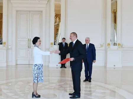 Azərbaycan Prezidenti Çinin yeni səfirinin etimadnaməsini qəbul edib - YENİLƏNİB