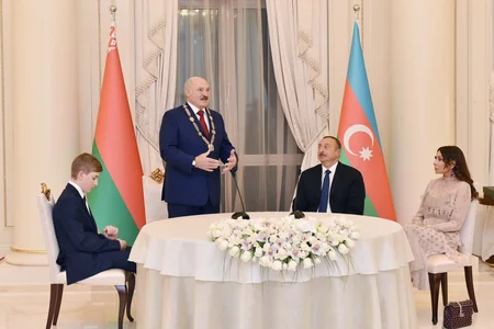Aleksandr Lukaşenko “Heydər Əliyev” ordeni ilə təltif edilib