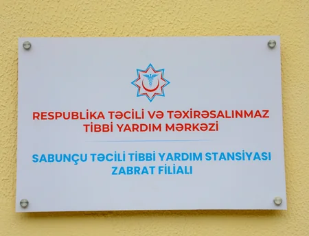 Zabratda yeni təcili tibbi yardım stansiyası istifadəyə verilib