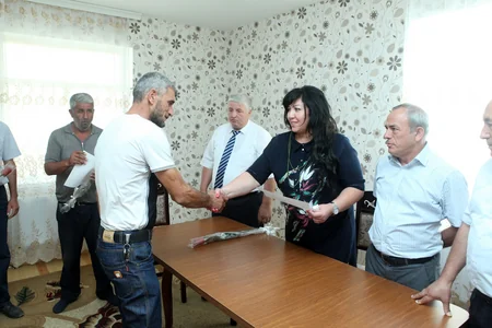 Sabirabad və İmişlidə Qarabağ müharibəsi əlilləri və şəhid ailələrinə mənzil verilib