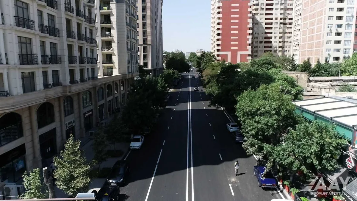 Bakının Mirəsədulla Mirqasımov küçəsi əsaslı təmir olunub