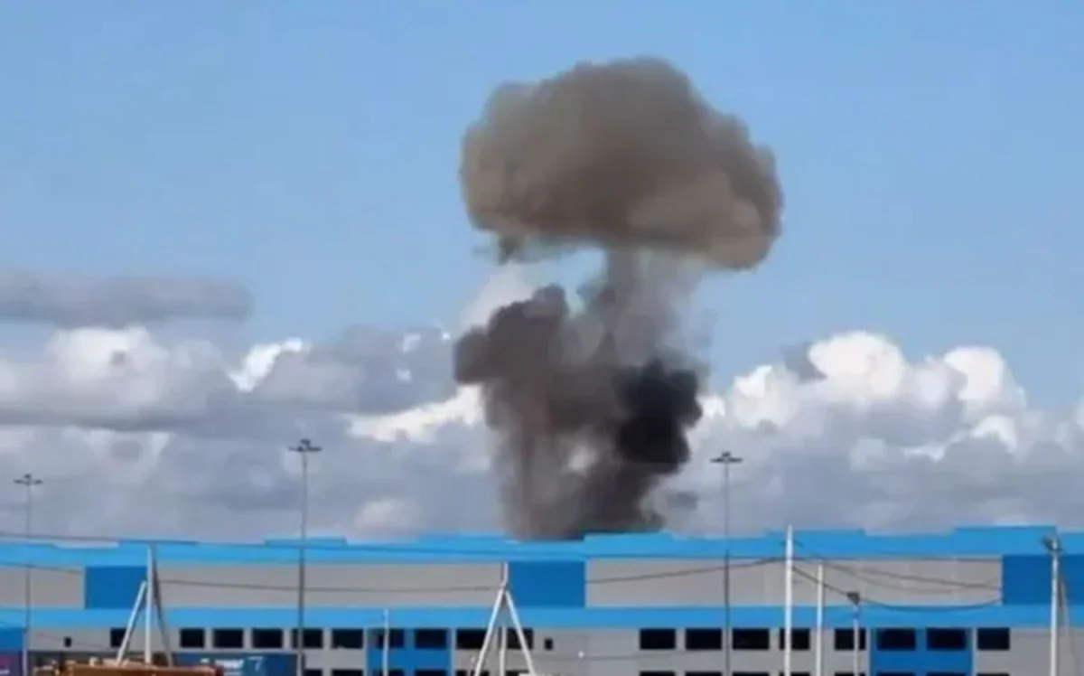 Ukrainian drones blow up Shahed storage hub in Russia's Tatarstan