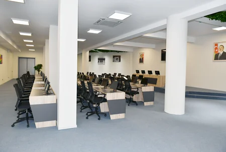 President Ilham Aliyev views conditions created in new administrative building of Shaki City Executive Authority