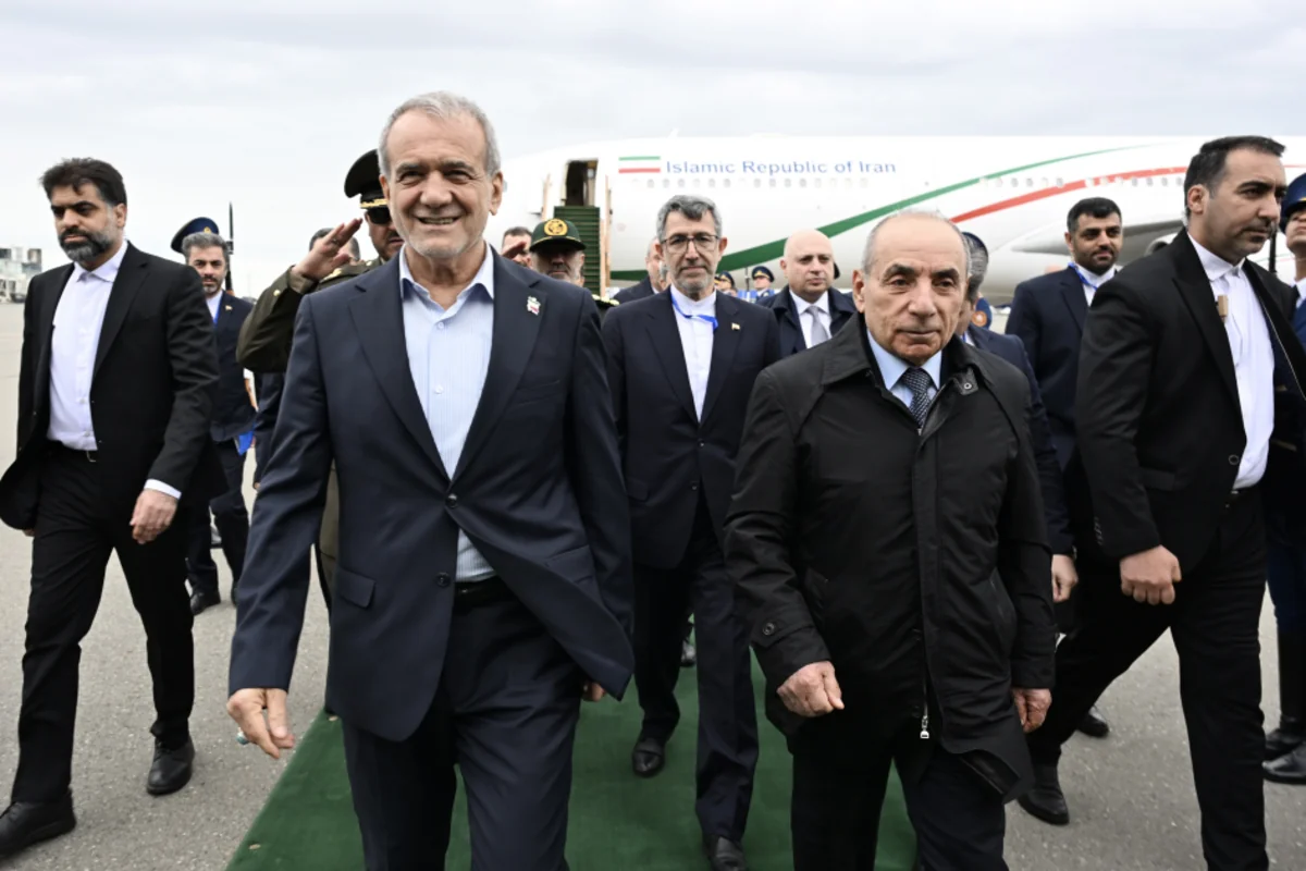 Iranian president arrives on official visit to Azerbaijan