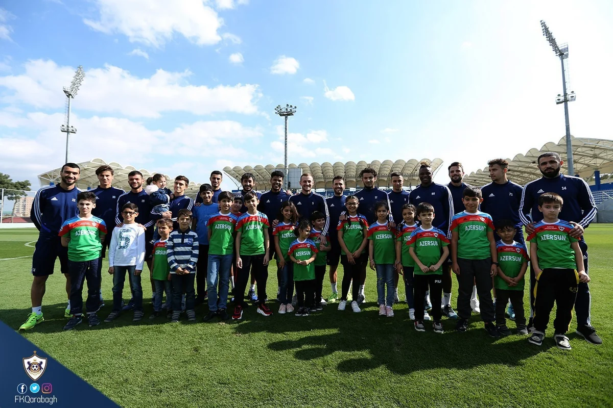 Aprel şəhidlərinin övladları Qarabağın bazasında bir gün keçiriblər - VİDEO
