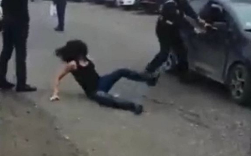 DYP polislə qadın sürücü arasında baş verən insidentə münasibət bildirib