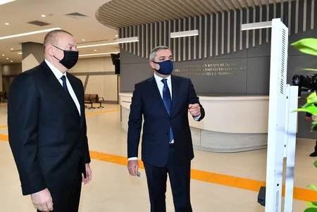 Ilham Aliyev attends opening of Citizen Reception Center of Presidential Administration 