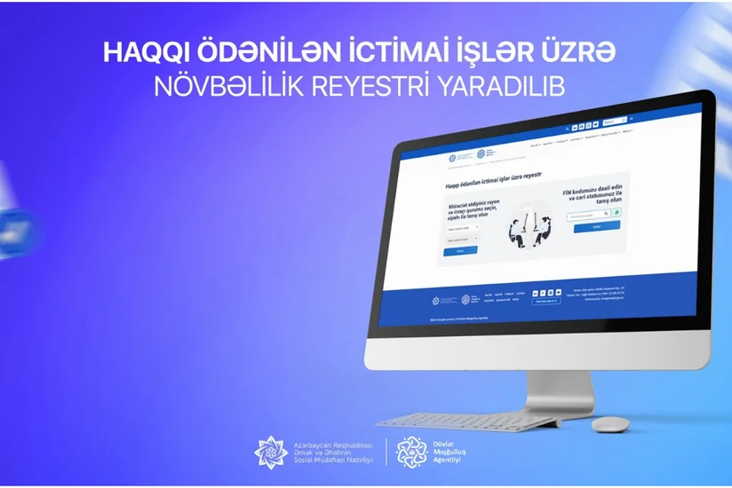 Haqqı ödənilən ictimai işlər üzrə növbəlilik reyestri yaradılıb