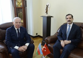 Konstitusiya Məhkəməsinin sədri Türkiyə səfiri ilə görüşüb