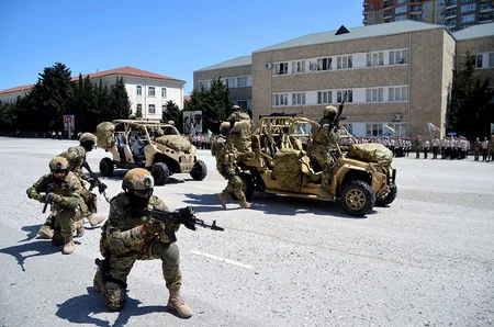 Определены победители финального этапа военно-спортивных игр Шахин