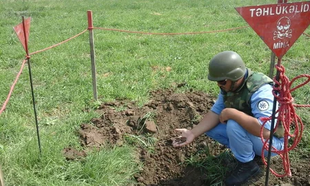 ​ANAMA tərəfindən 8 ədəd tank əleyhinə mina aşkarlanıb
