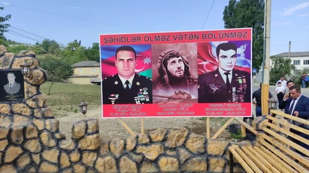 Qubada Şəhidlər xatirə-kompleksinin açılışı olub