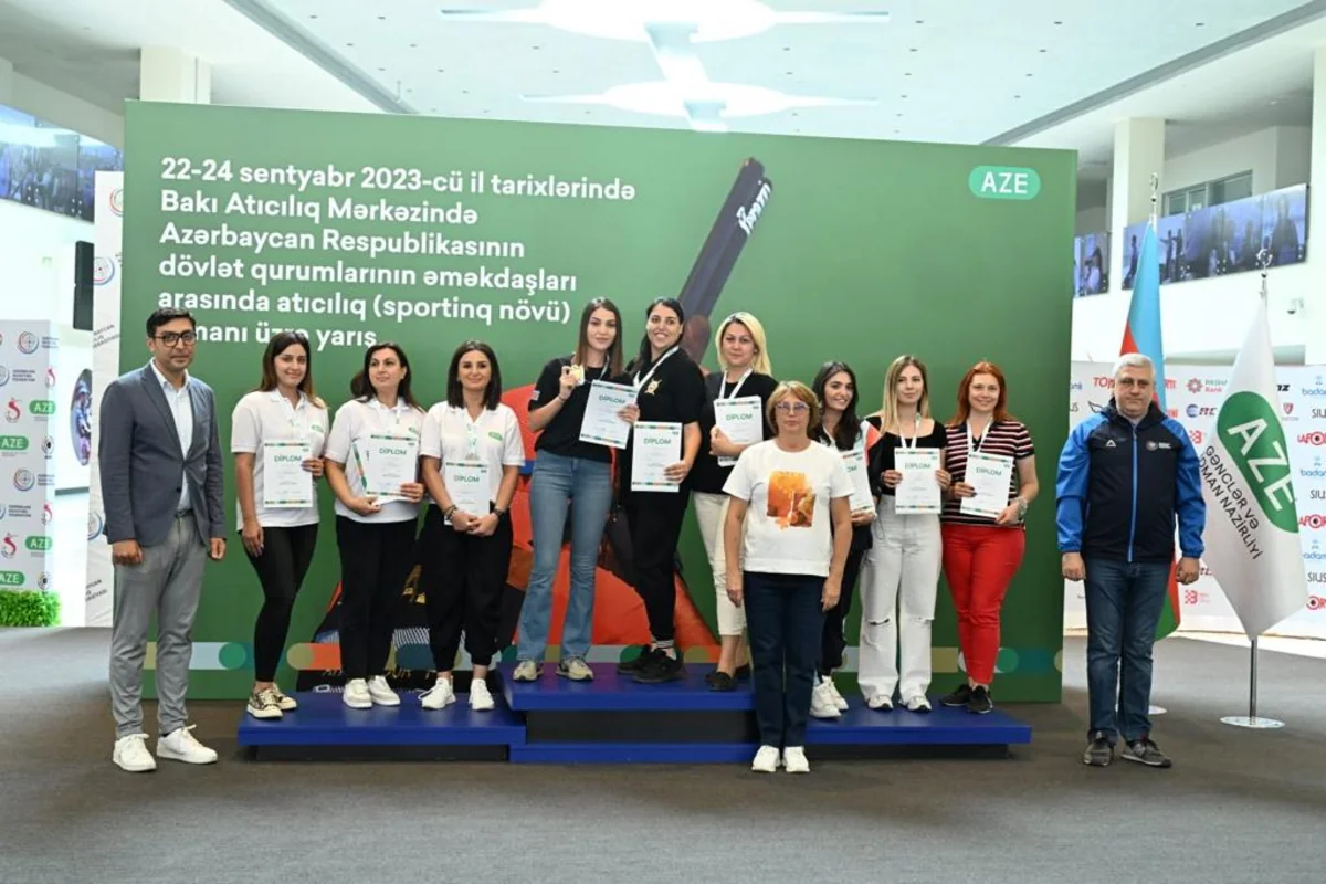 Dövlət qurumlarının əməkdaşları arasında stend atıcılığının sportinq növü üzrə yarışlar başa çatıb