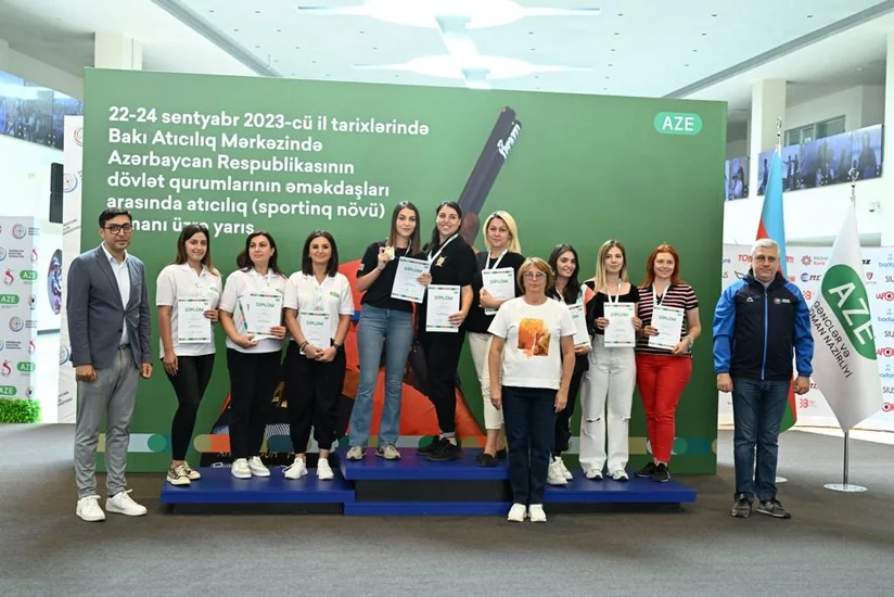 Dövlət qurumlarının əməkdaşları arasında stend atıcılığının sportinq növü üzrə yarışlar başa çatıb