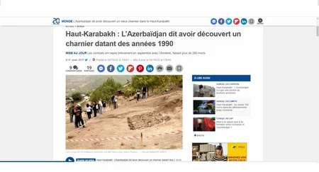 Dünya mətbuatı Edillidə aşkarlanan kütləvi məzarlıqla bağlı geniş məlumat yayıb