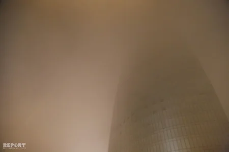 Bakı şəhərinin üzərini su buxarı bürüyüb - FOTO
