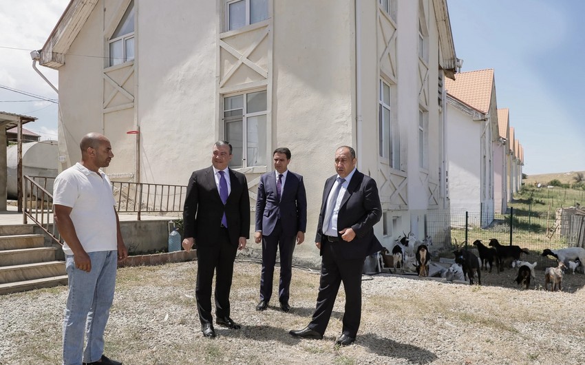 Xızıda özünüməşğulluq proqramı çərçivəsində qurulmuş təsərrüfatlara baxış olub