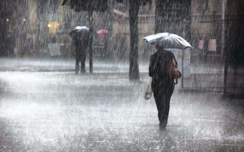 Baku will be rainy tomorrow, hail is predicted in some regions